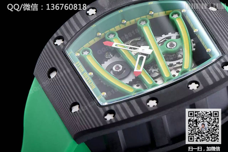 高仿理查德·米勒手表-RICHARD MILLE RM 59-01男士个性橡胶带腕表